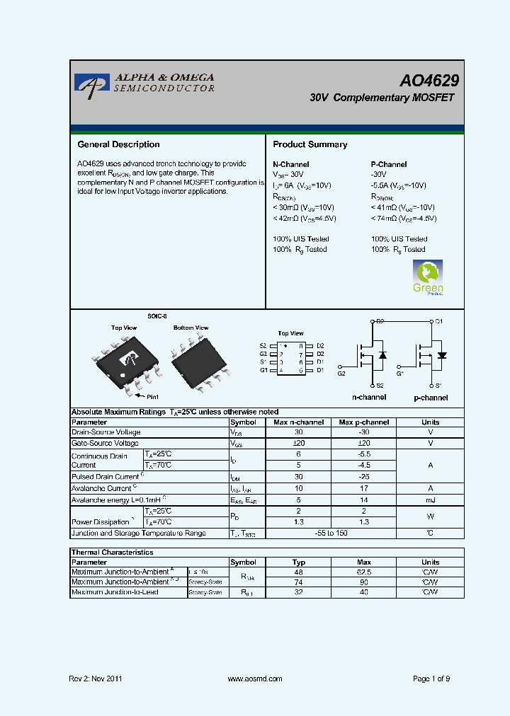AO4629_8343574.PDF Datasheet