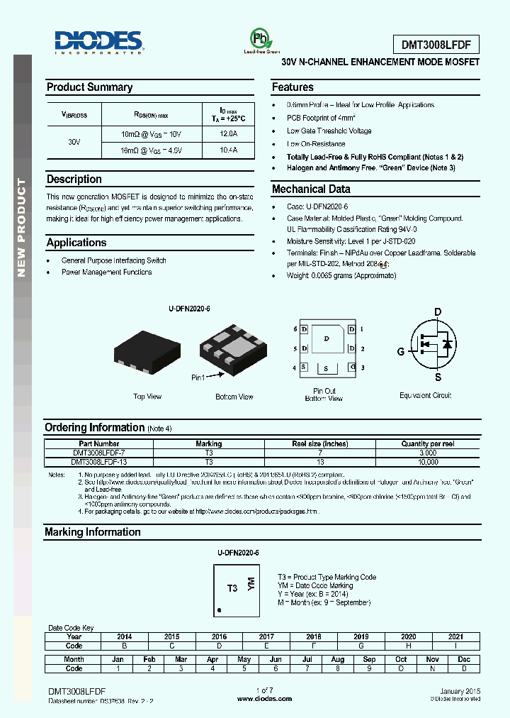 DMT3008LFDF_8344275.PDF Datasheet