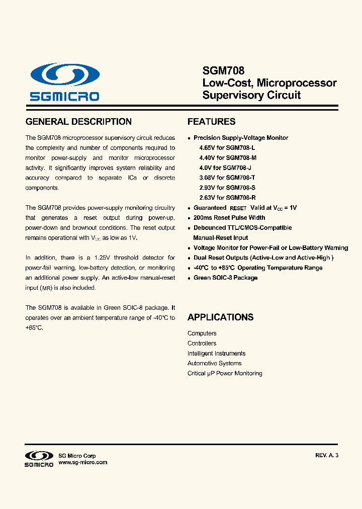 SGM708_8344263.PDF Datasheet
