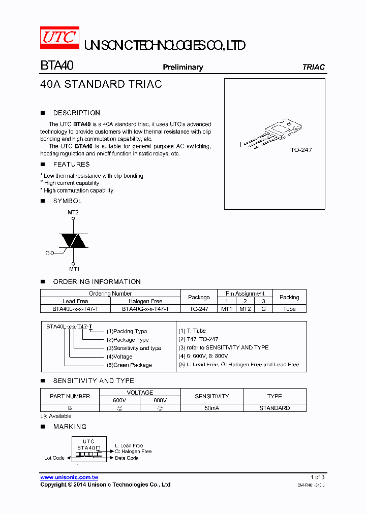 BTA40G-6-B-T47-T_8344468.PDF Datasheet