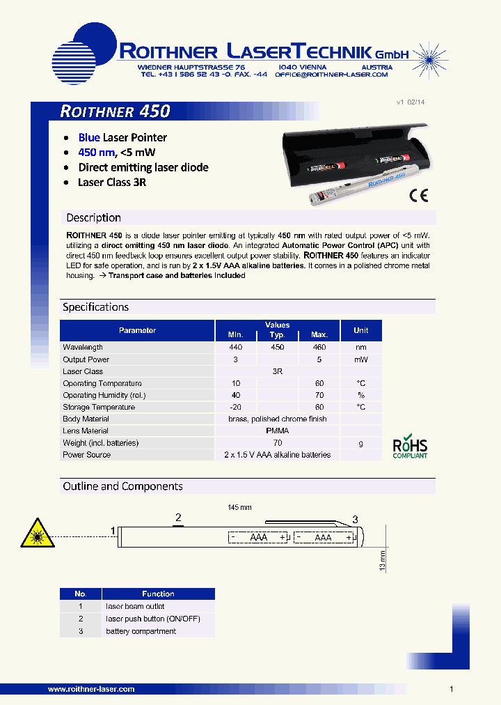 ROITHNER450_8344825.PDF Datasheet