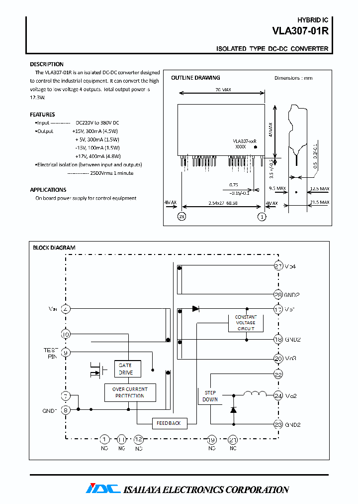 VLA307-01R_8344905.PDF Datasheet