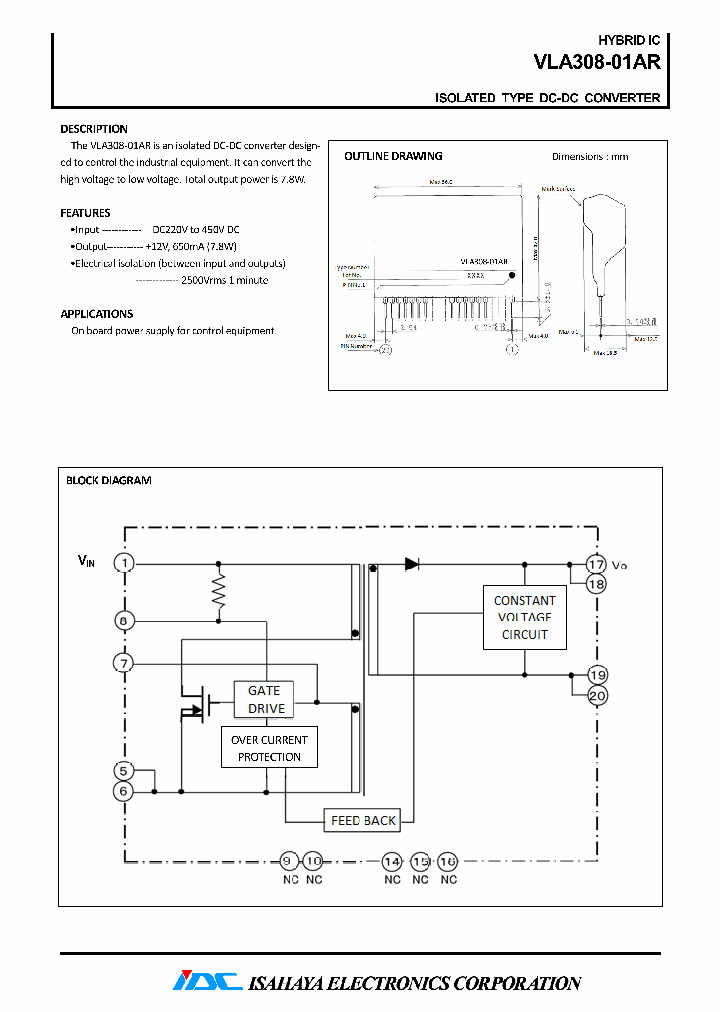 VLA308-01AR_8344906.PDF Datasheet