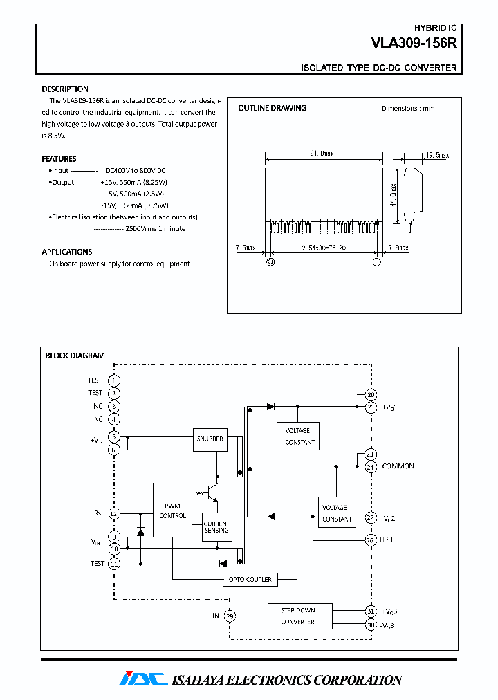 VLA309-156R_8344908.PDF Datasheet
