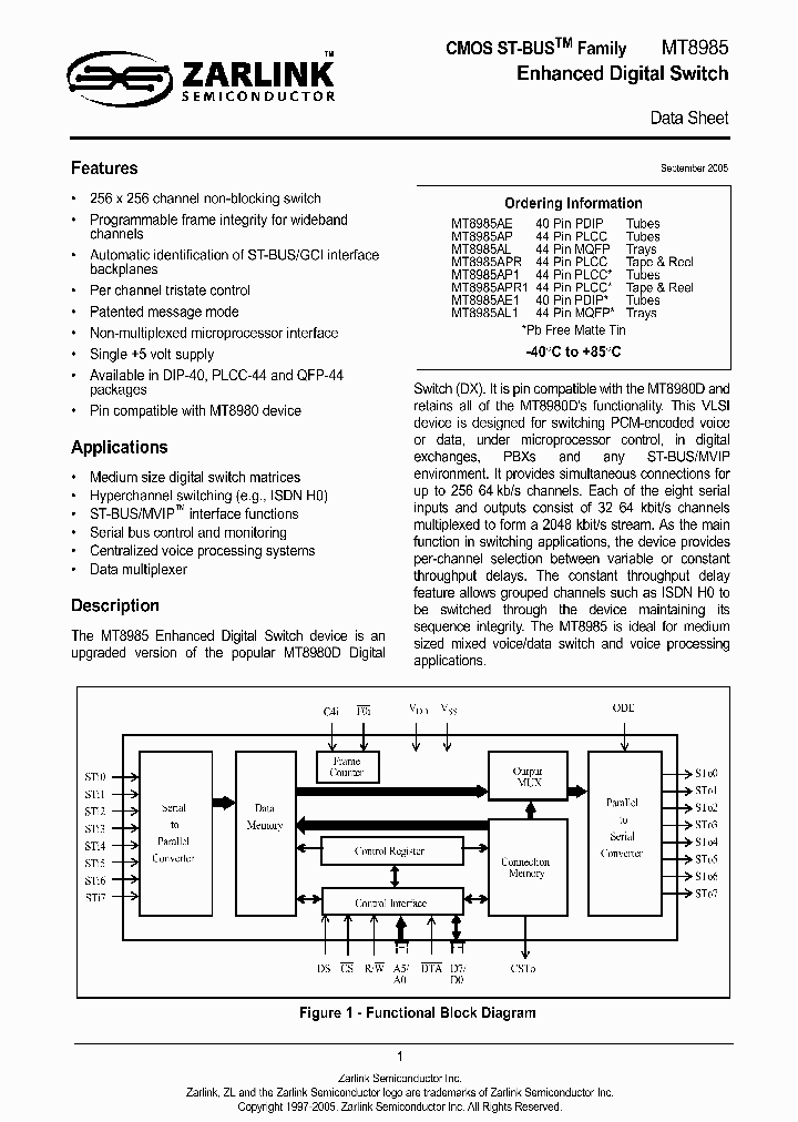 MT8985AE_8345168.PDF Datasheet