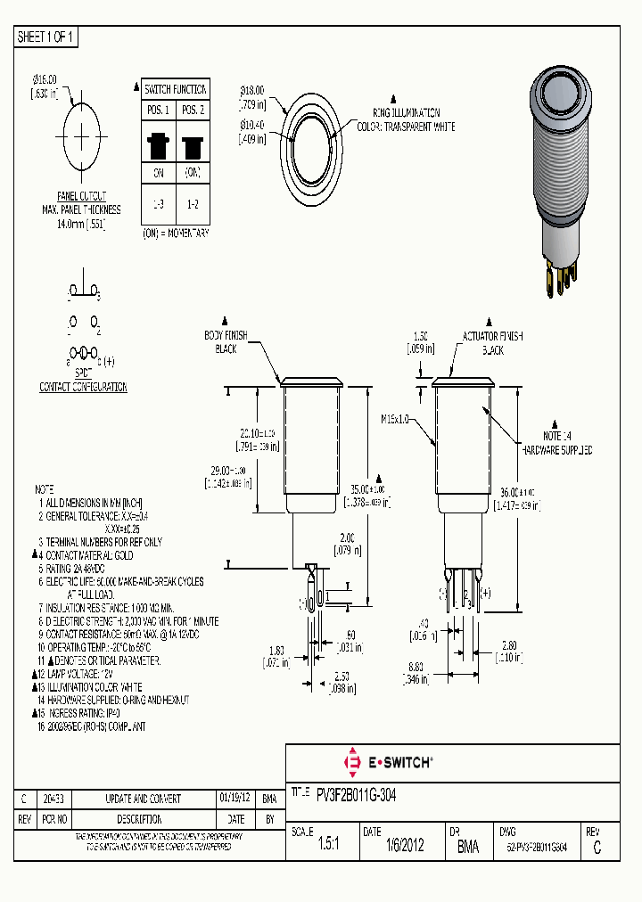 52-PV3F2B011G304_8345823.PDF Datasheet