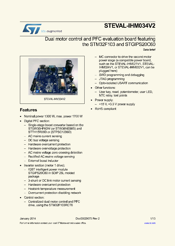 STEVAL-IHM034V2_8346490.PDF Datasheet