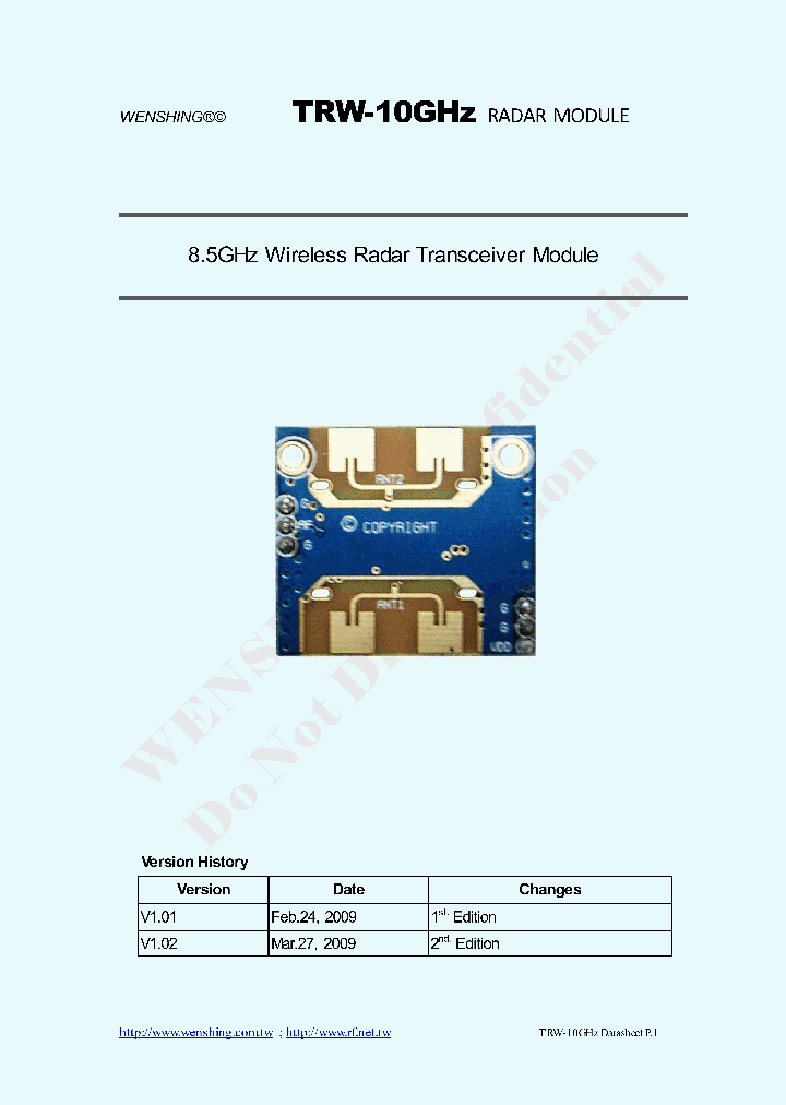 TRW-10GHZ_8346700.PDF Datasheet