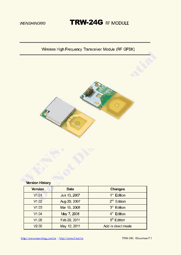 TRW-24G_8346705.PDF Datasheet