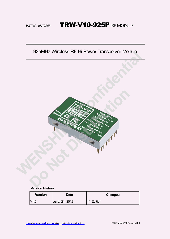 TRW-V10-916-P_8346720.PDF Datasheet