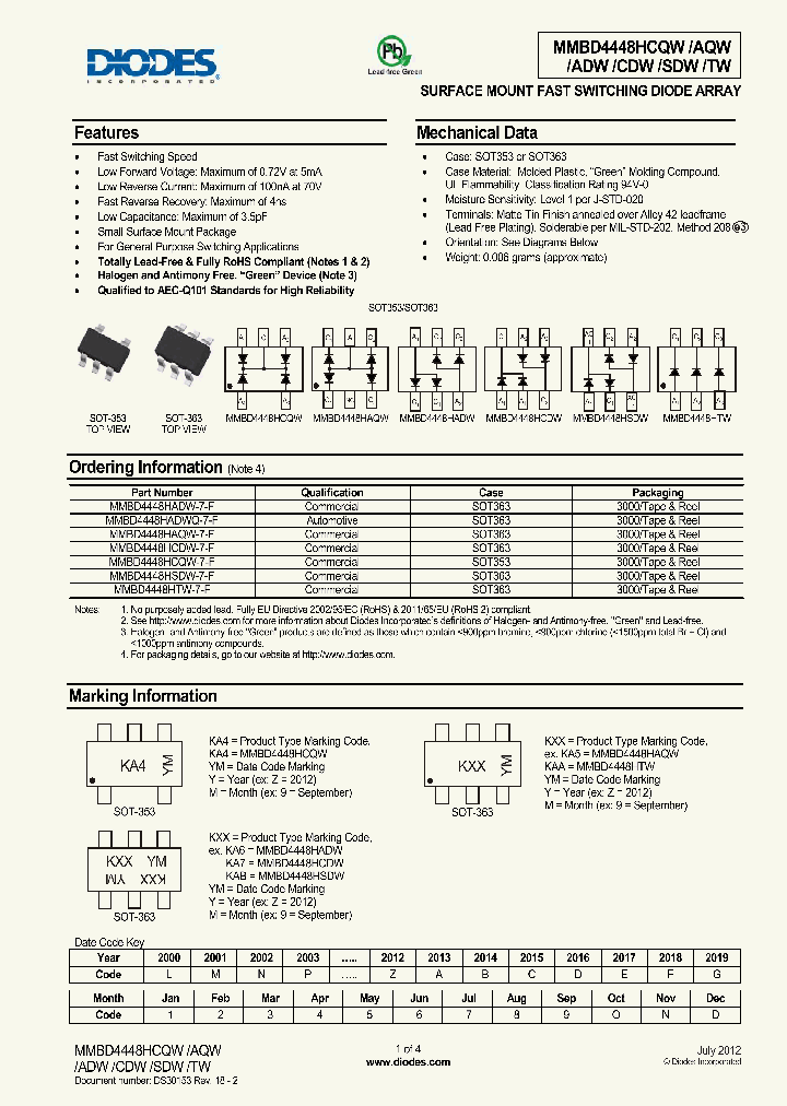 MMBD4448HCQW-7-F_8346832.PDF Datasheet