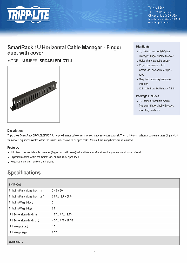 SRCABLEDUCT1U_8347184.PDF Datasheet