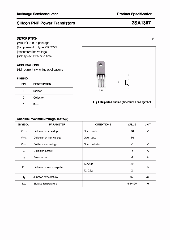 2SA1307_8347248.PDF Datasheet