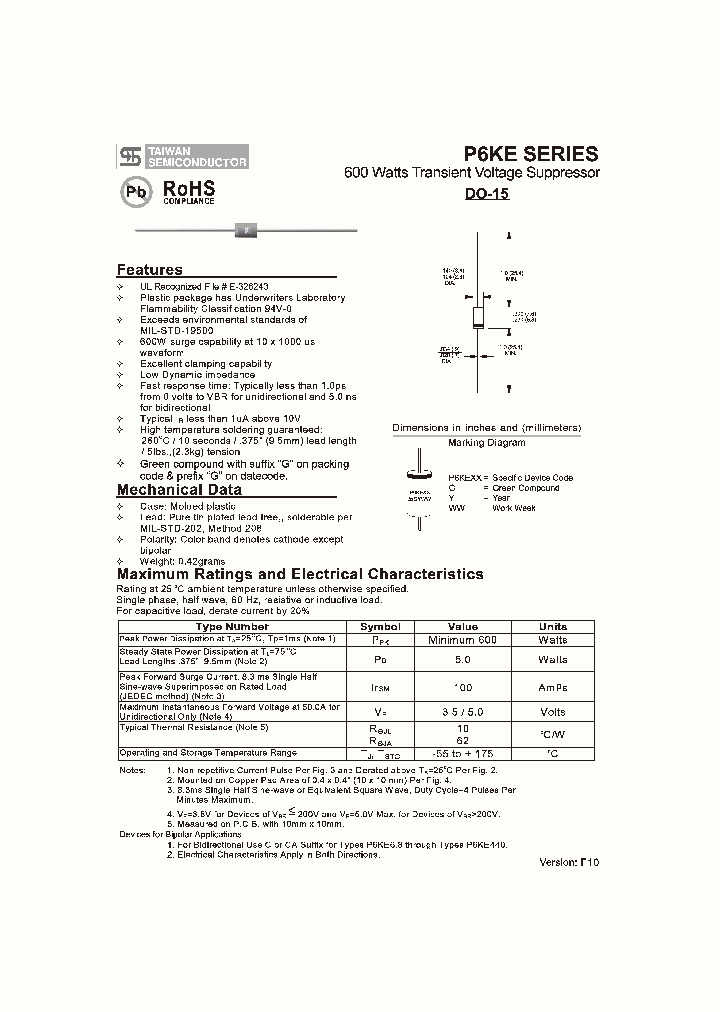 P6KE440_8347677.PDF Datasheet