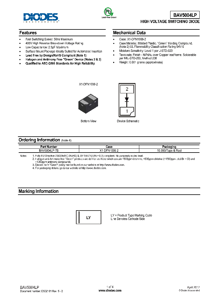 BAV5004LP_8347715.PDF Datasheet