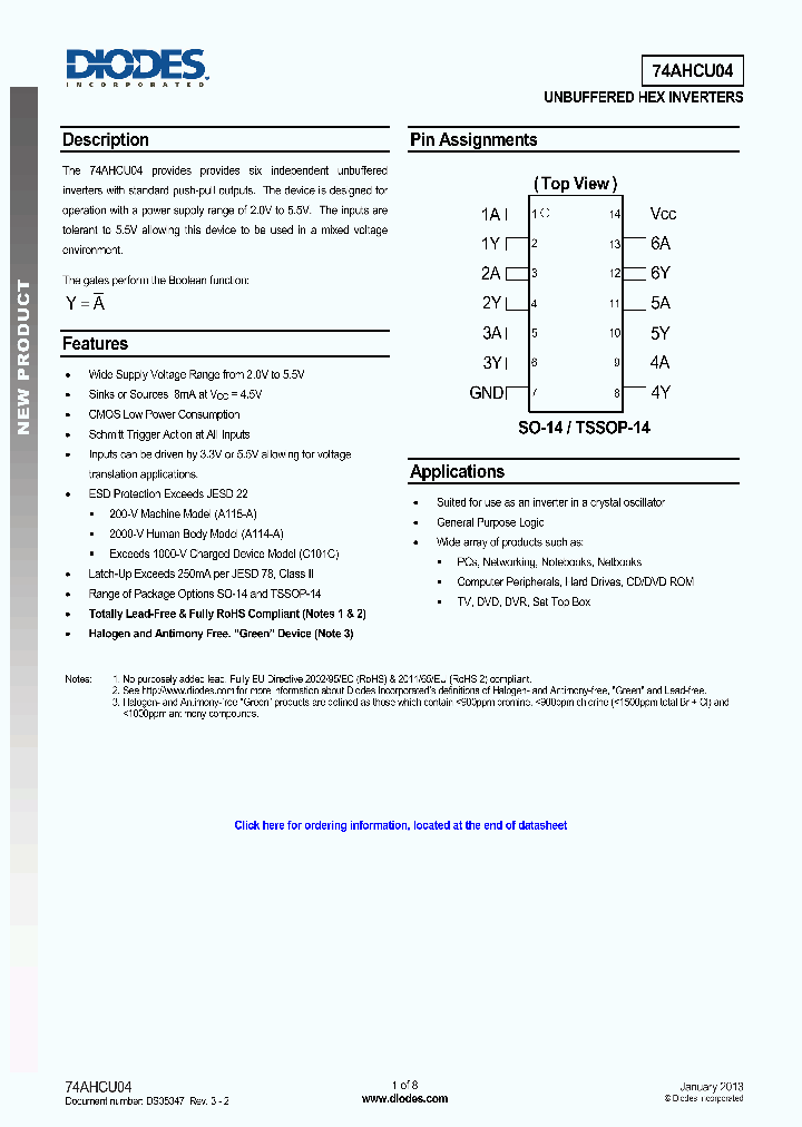 74AHCU04S14-13_8347773.PDF Datasheet