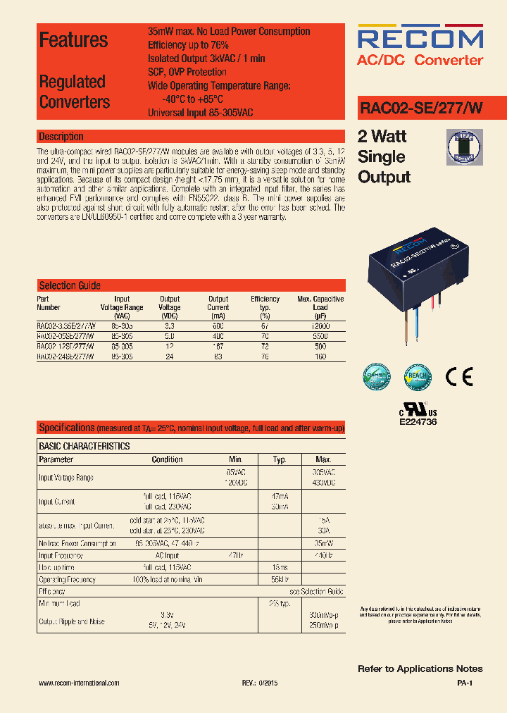 RAC02-SE_8347792.PDF Datasheet