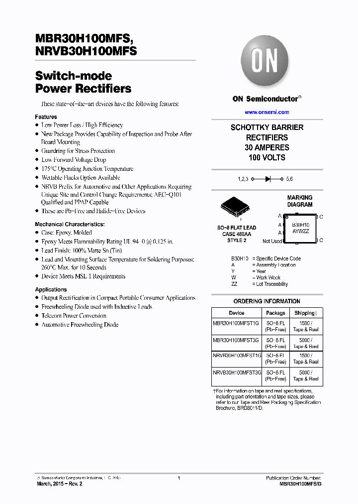 NRVB30H100MFST3G_8347908.PDF Datasheet
