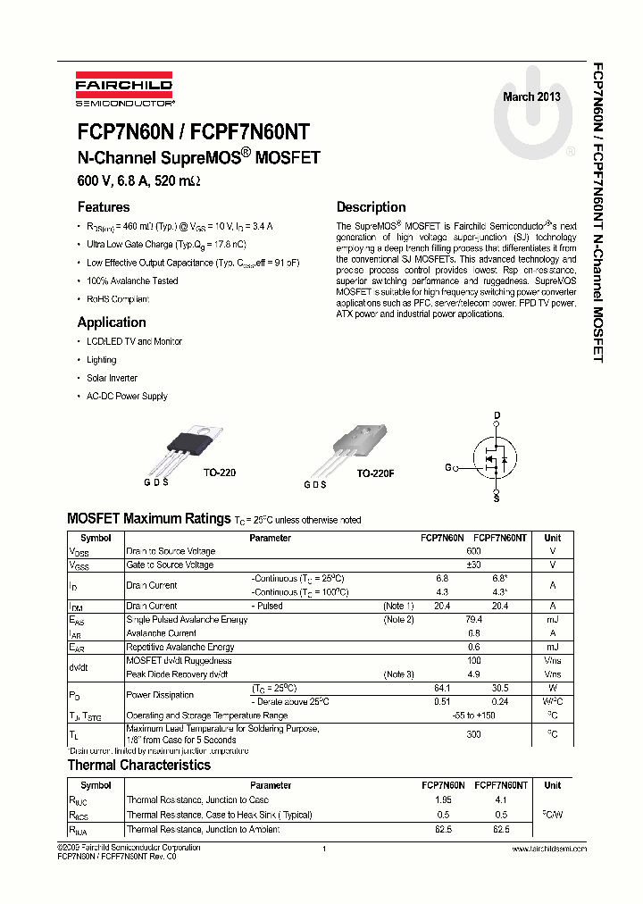 FCPF7N60NT_8348054.PDF Datasheet