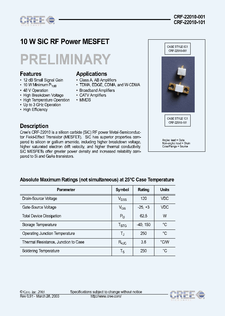 CRF-22010-001_8348783.PDF Datasheet