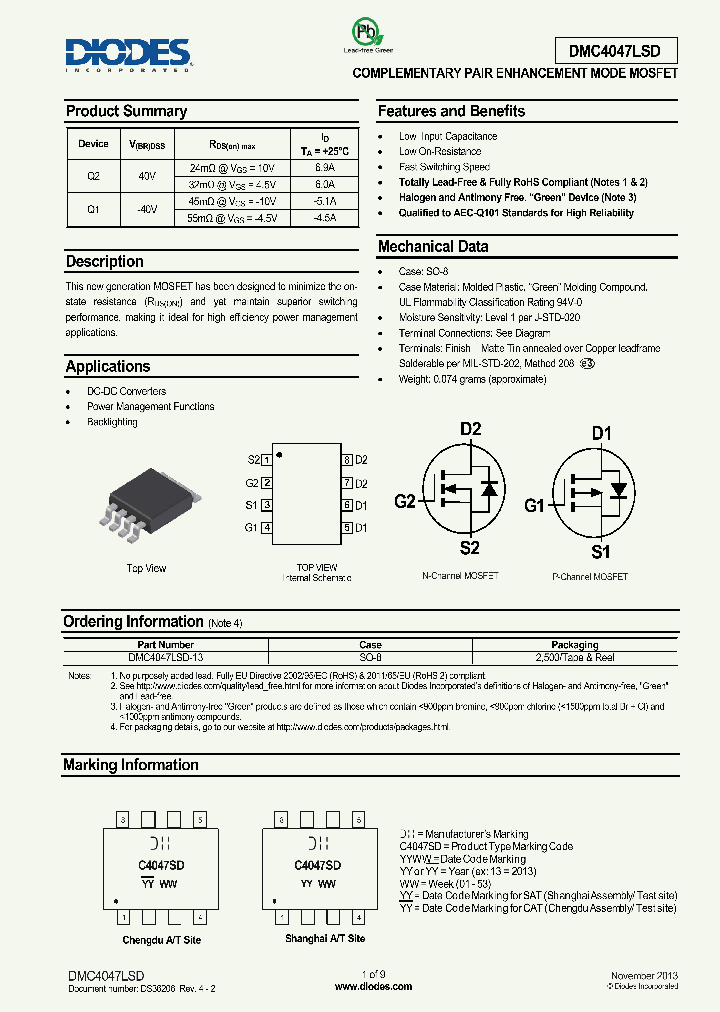 DMC4047LSD_8349008.PDF Datasheet