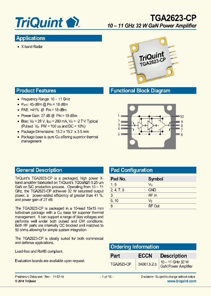 TGA2623-CP_8348985.PDF Datasheet