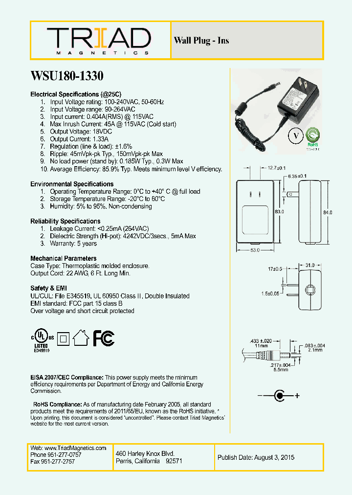 WSU180-1330_8349474.PDF Datasheet