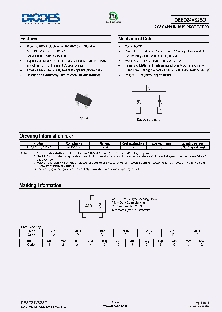 DESD24VS2SO_8349581.PDF Datasheet