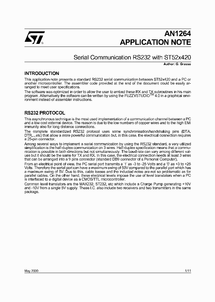 AN1264_8349633.PDF Datasheet