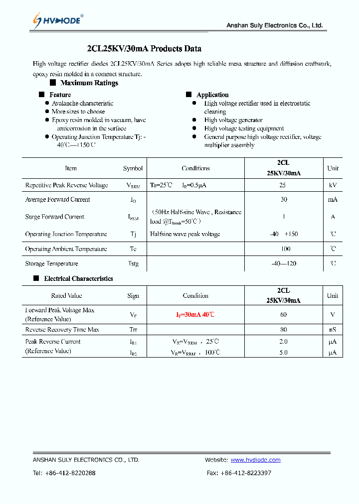 2CL25KV-30MA_8349847.PDF Datasheet