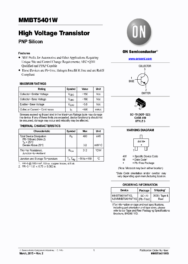 NSVMMBT5401WT1G_8349938.PDF Datasheet