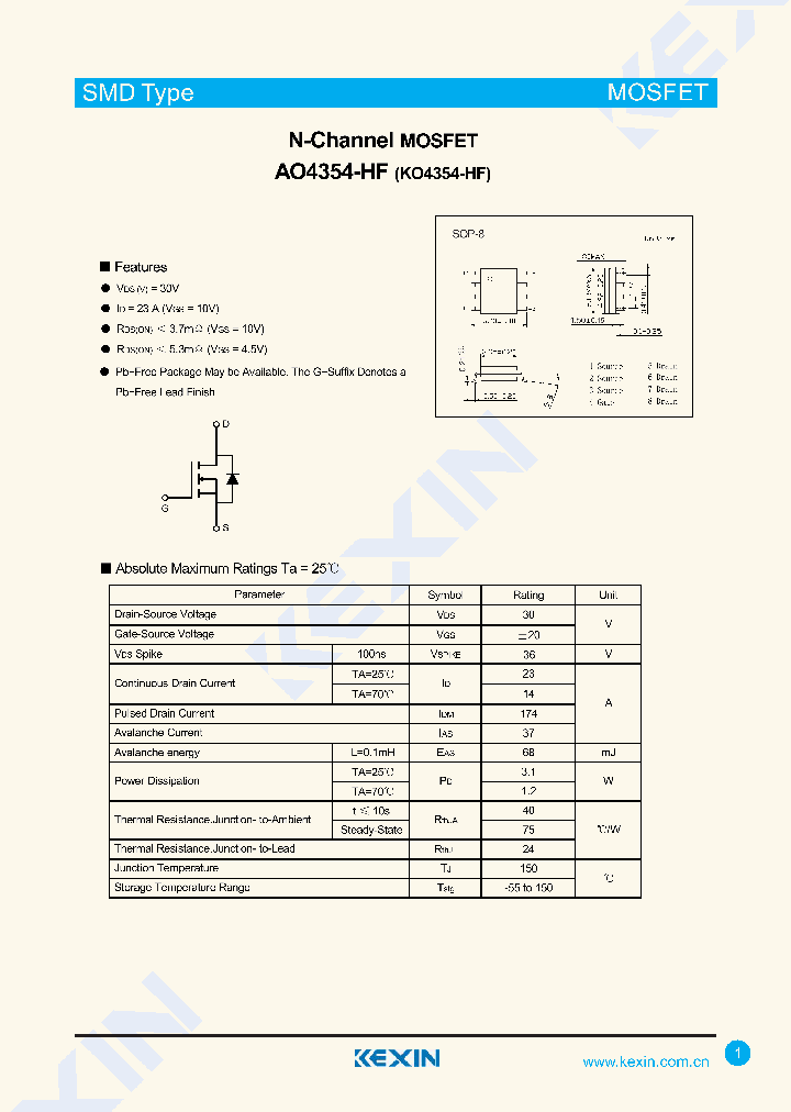 AO4354-HF_8350711.PDF Datasheet