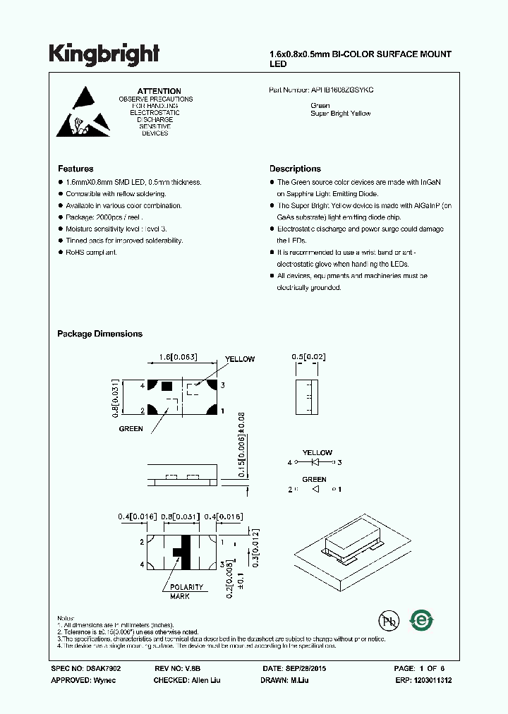 APHB1608ZGSYKC_8351567.PDF Datasheet