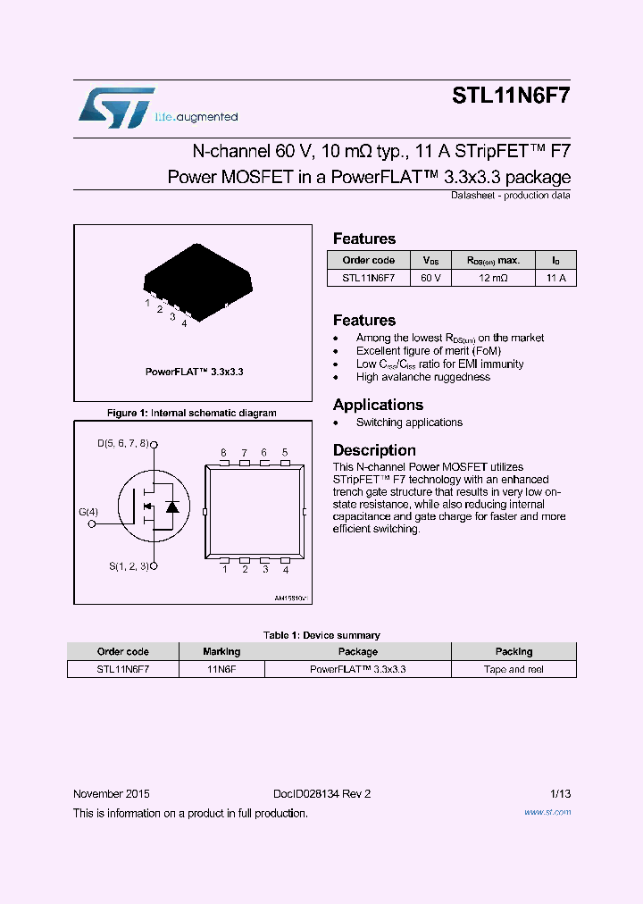 STL11N6F7_8351579.PDF Datasheet
