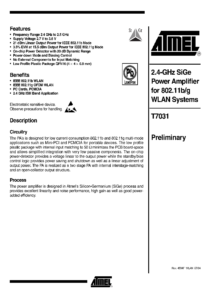 T7031-PEP_8351865.PDF Datasheet