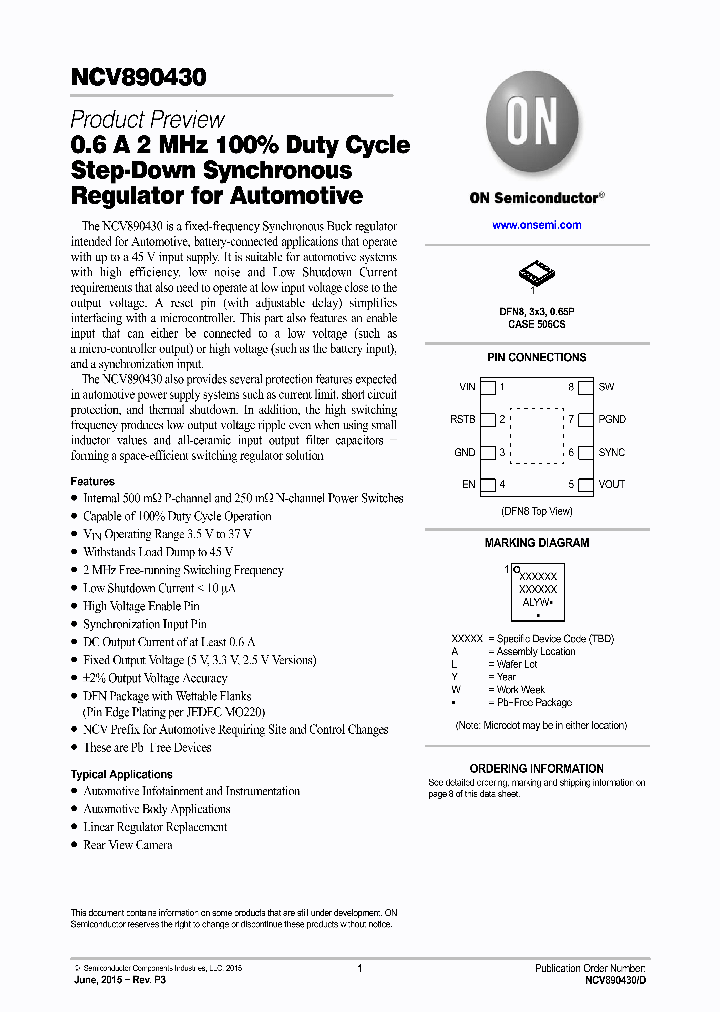 NCV890430_8352935.PDF Datasheet