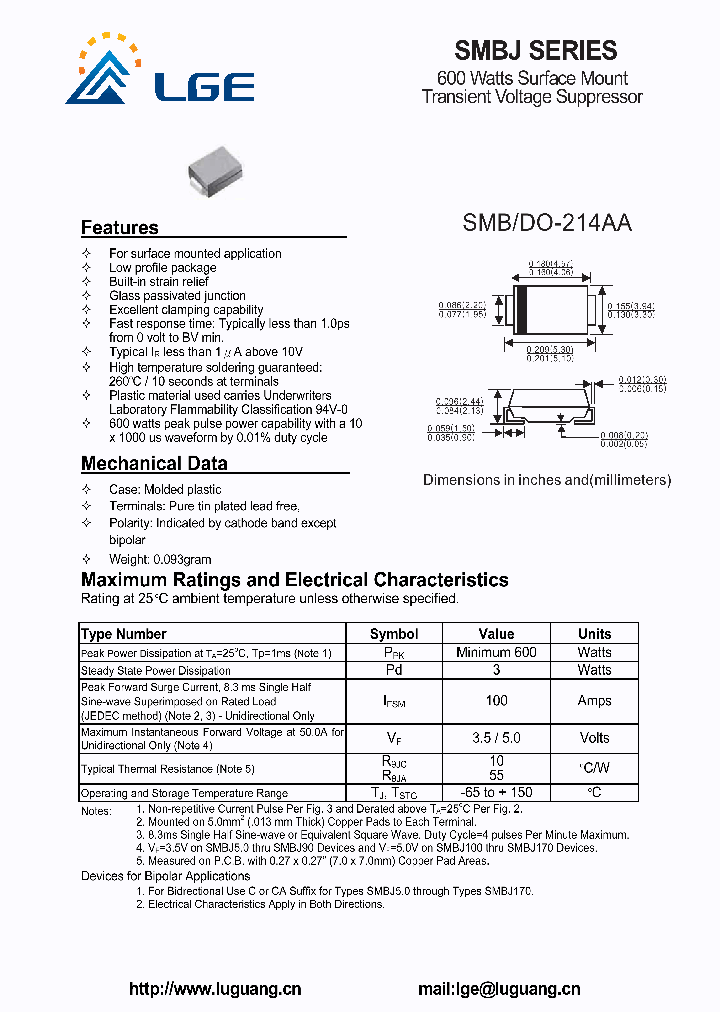 SMBJ24C_8352693.PDF Datasheet