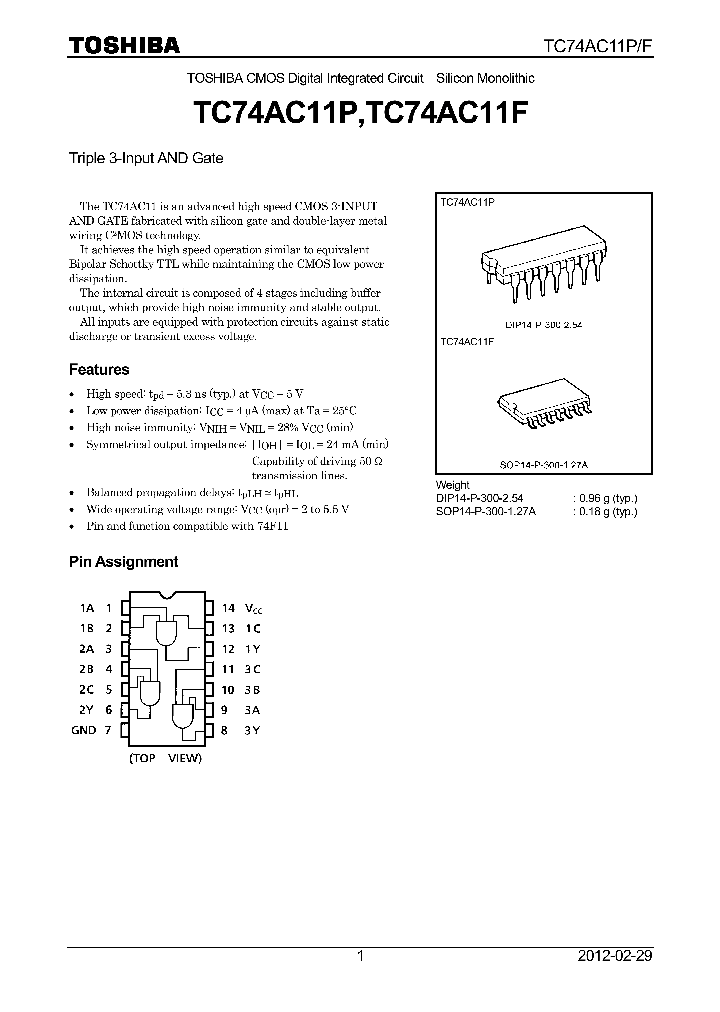 TC74AC11F-12_8353808.PDF Datasheet