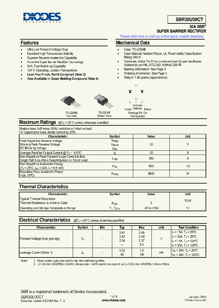 SBR30U30CT-15_8354407.PDF Datasheet