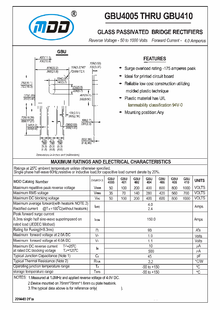 GBU4005_8355313.PDF Datasheet