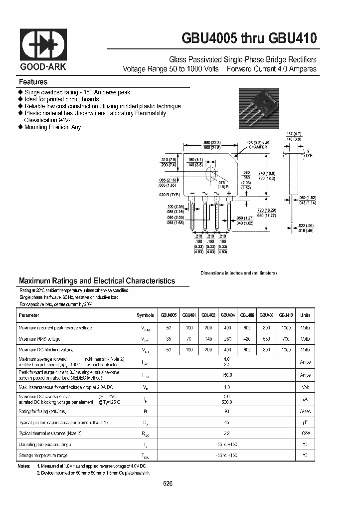 GBU4005-15_8355316.PDF Datasheet