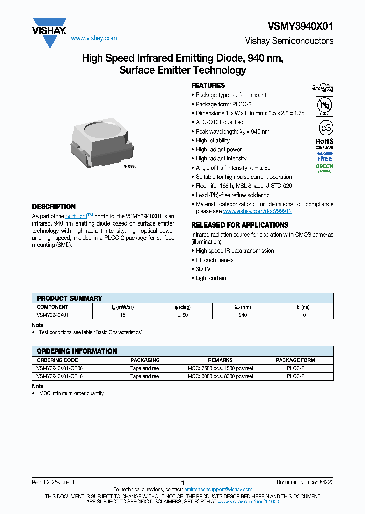 VSMY3940X01-GS08_8355399.PDF Datasheet