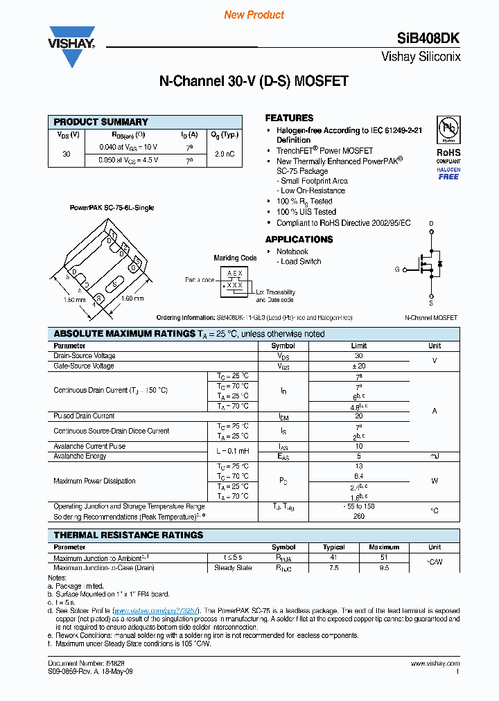 SIB408DK_8356149.PDF Datasheet