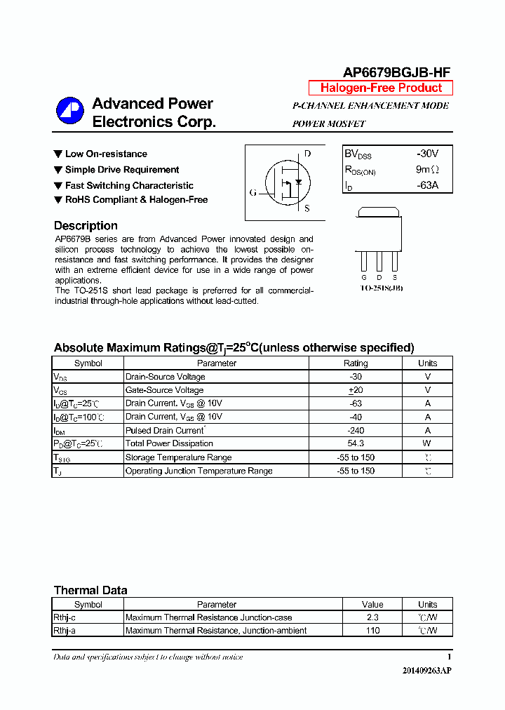 AP6679BGJB-HF_8356998.PDF Datasheet
