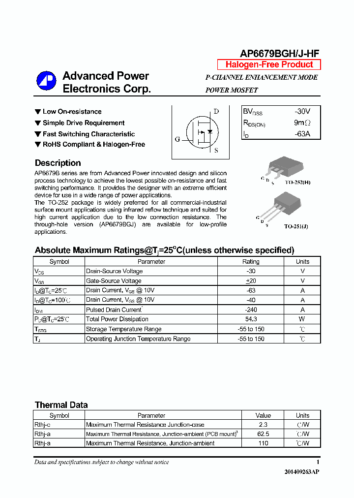 AP6679BGJ-HF_8356997.PDF Datasheet