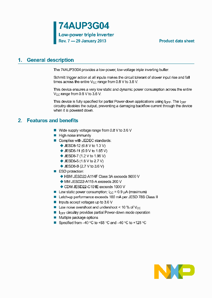 74AUP3G04GT_8356816.PDF Datasheet