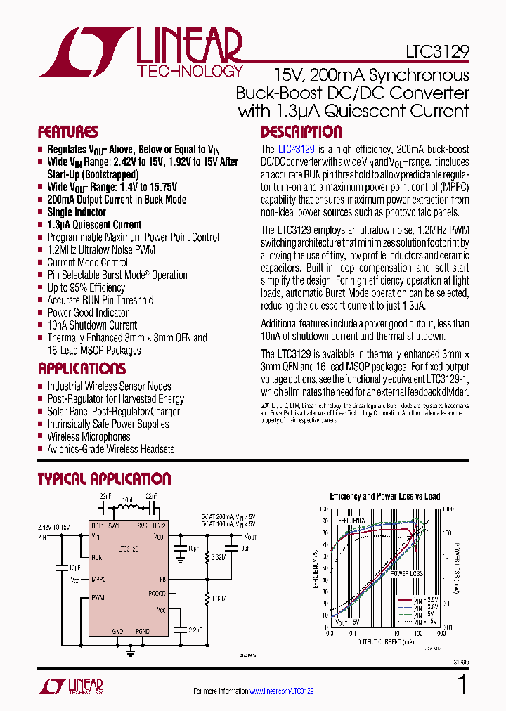 LTC3129-15_8357147.PDF Datasheet