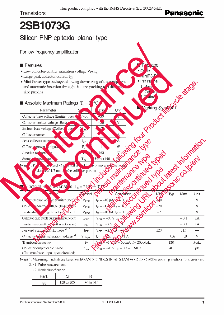 2SB1073G_8357105.PDF Datasheet