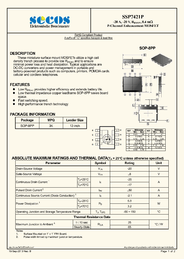 SSP7421P-15_8357547.PDF Datasheet