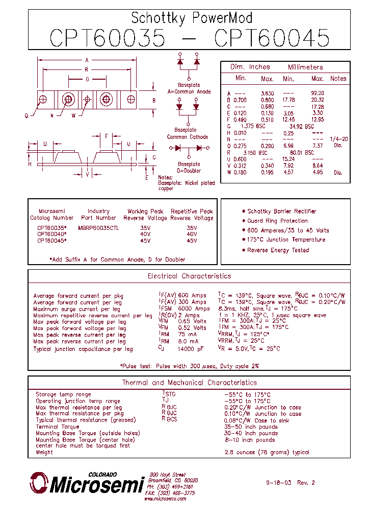 MBRP60035CTL_8357549.PDF Datasheet